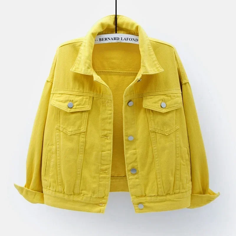 Patchwork Jean Jacket - Jaqueta Jeans Feminina 2026 Casacos Jeans