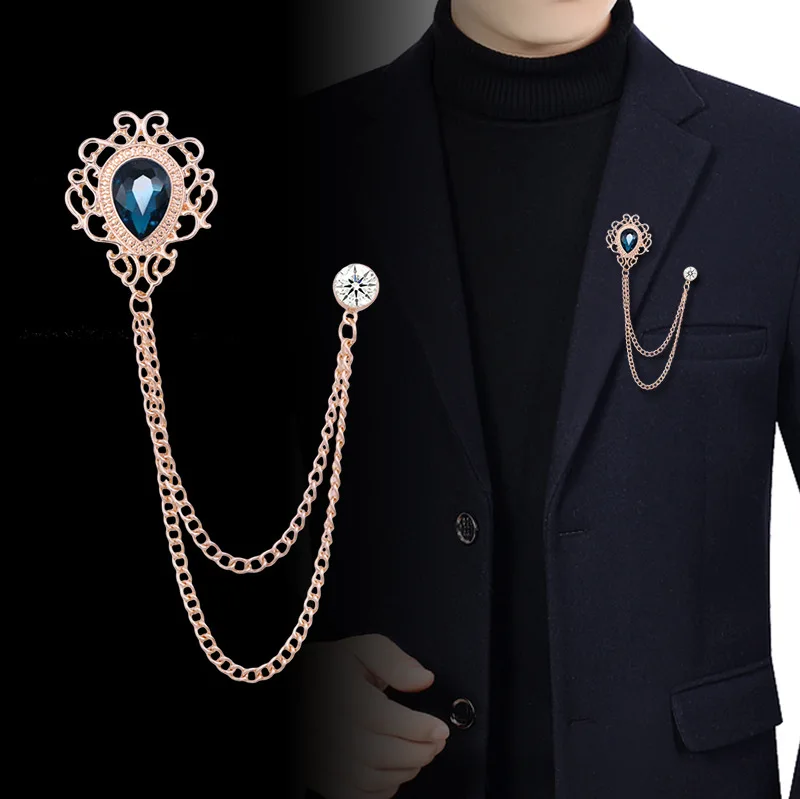 Vintage Women Fashion - Novo vintage borla corrente strass cristal
