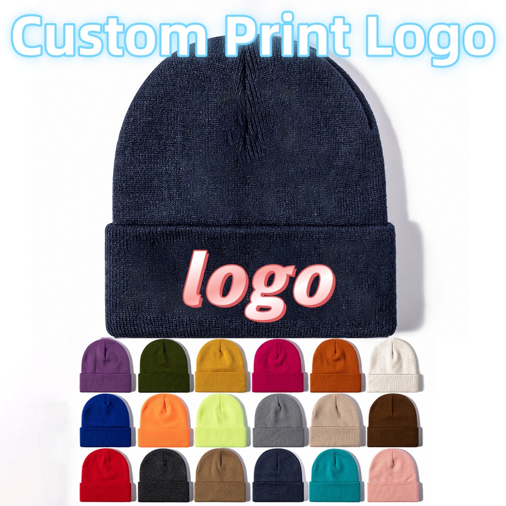 Vintage Fashion Hats - Logotipo impresso personalizado cor sólida masculino