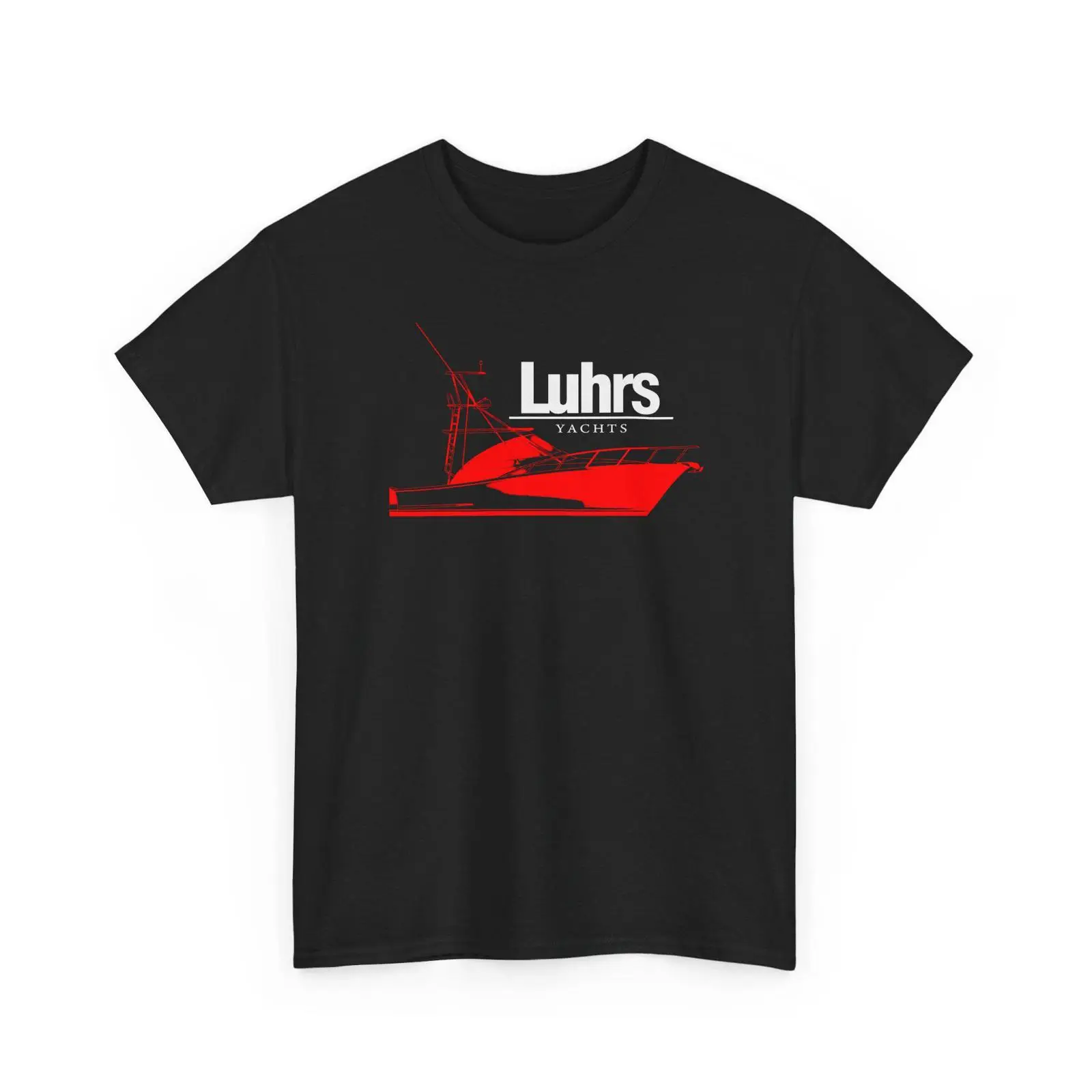 Vintage Yacht Fashion - Camiseta Luhrs Yachts com Logo Náutico