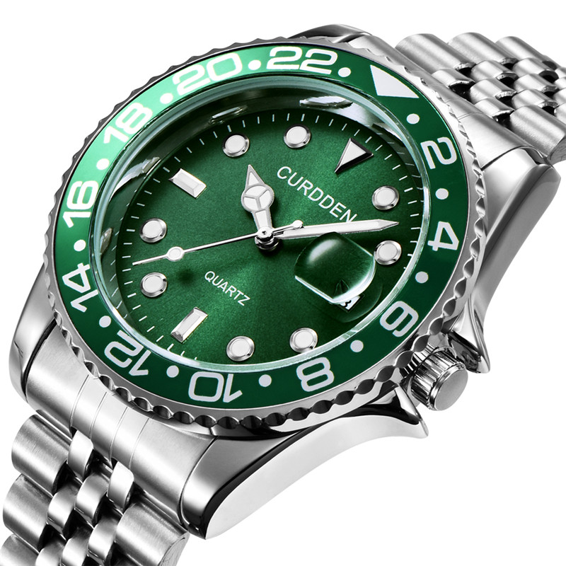Vintage Fashion Complete - Curren-relógio masculino de quartzo com pulseira