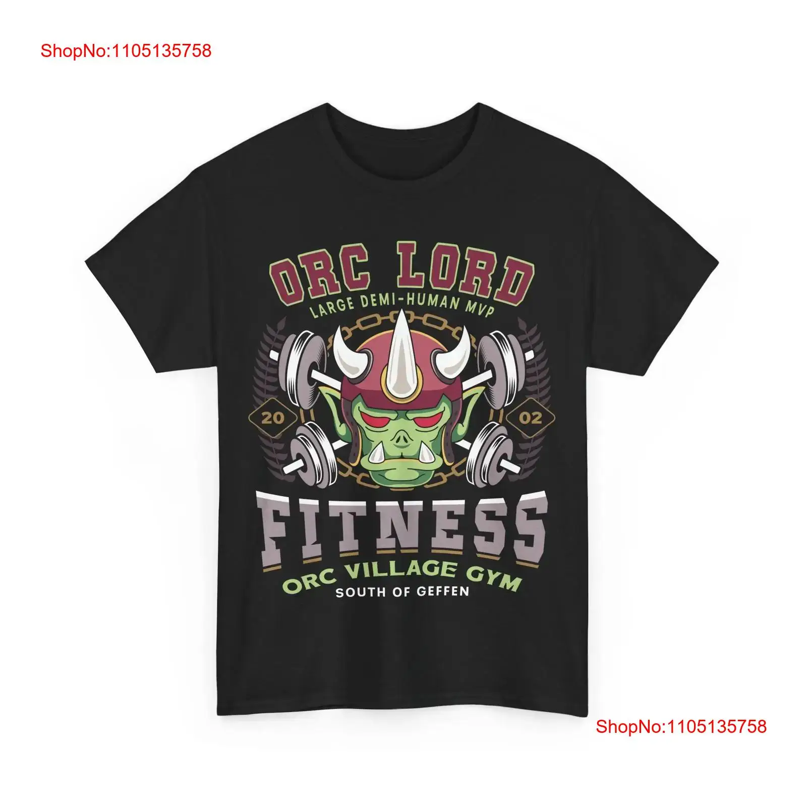 Vintage Fashion Video - Geffen orc village fitness t camisa