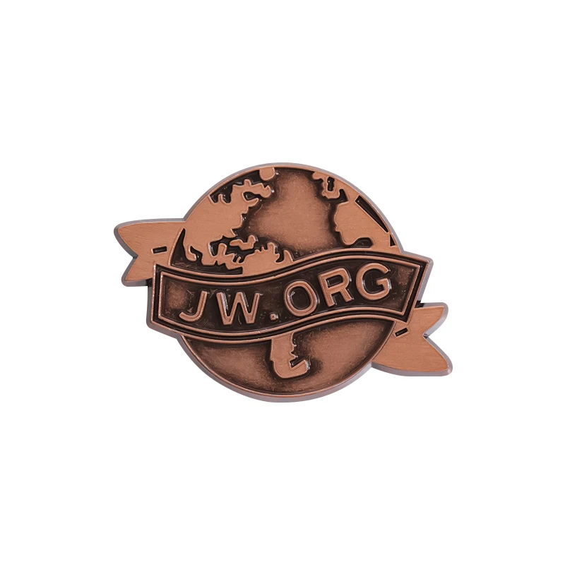 Vintage Fashion Org - JW.ORG-Broche personalizado da terra do vintage,