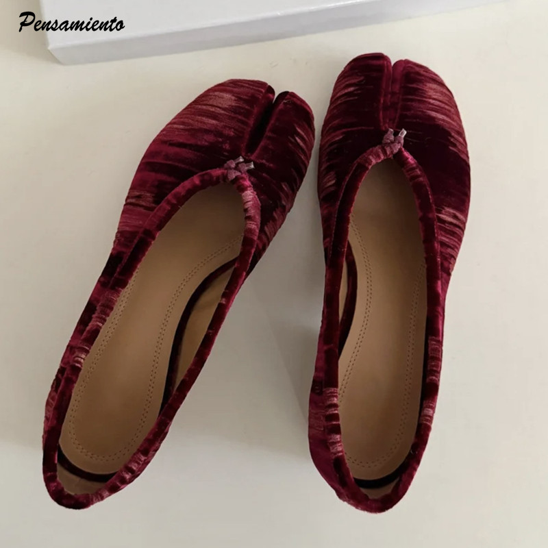 Vintage Fashion Design - Sapatos de Ballet Femininos Vintage com