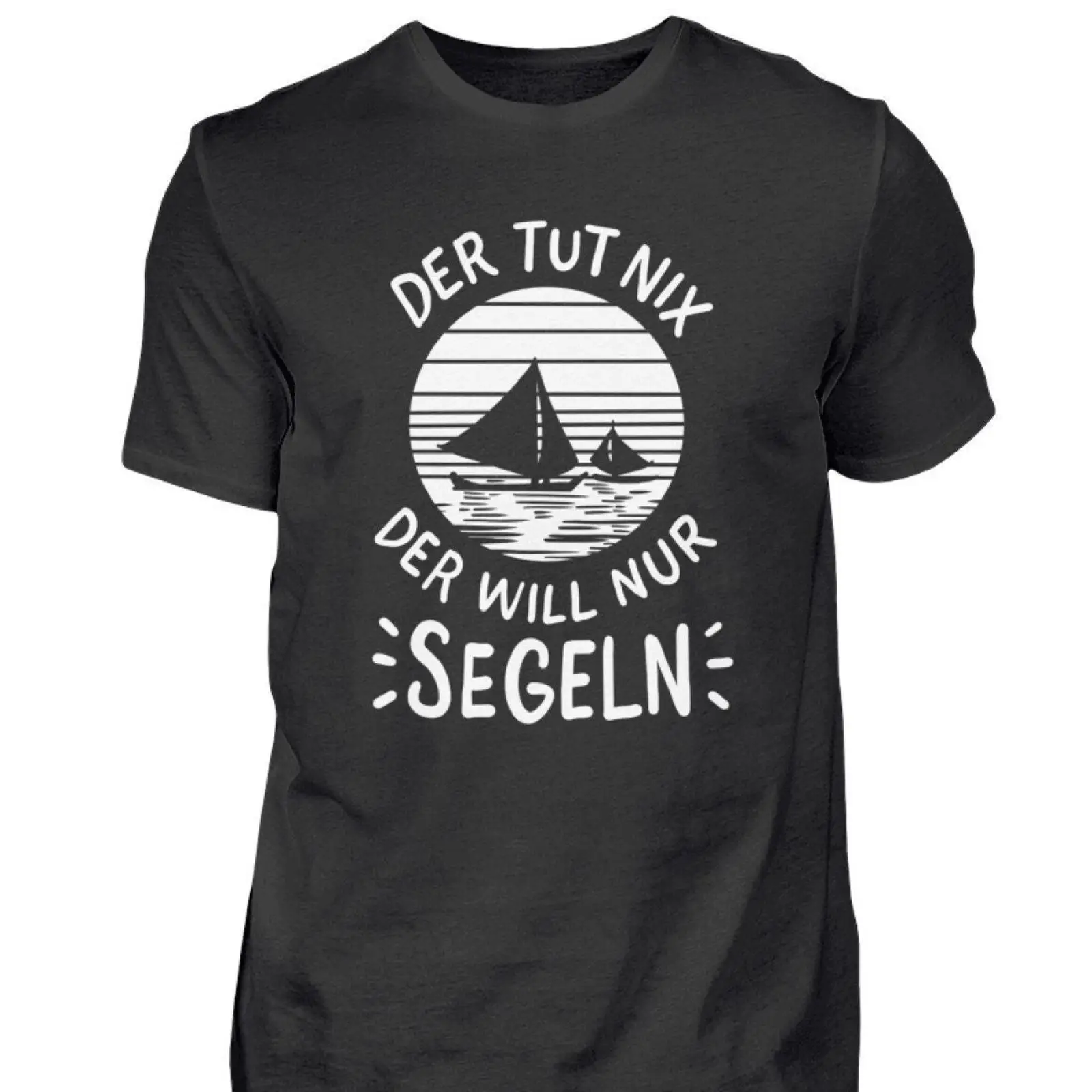 Vintage Yacht Fashion - Camiseta Masculina com Estampa Engraçada de