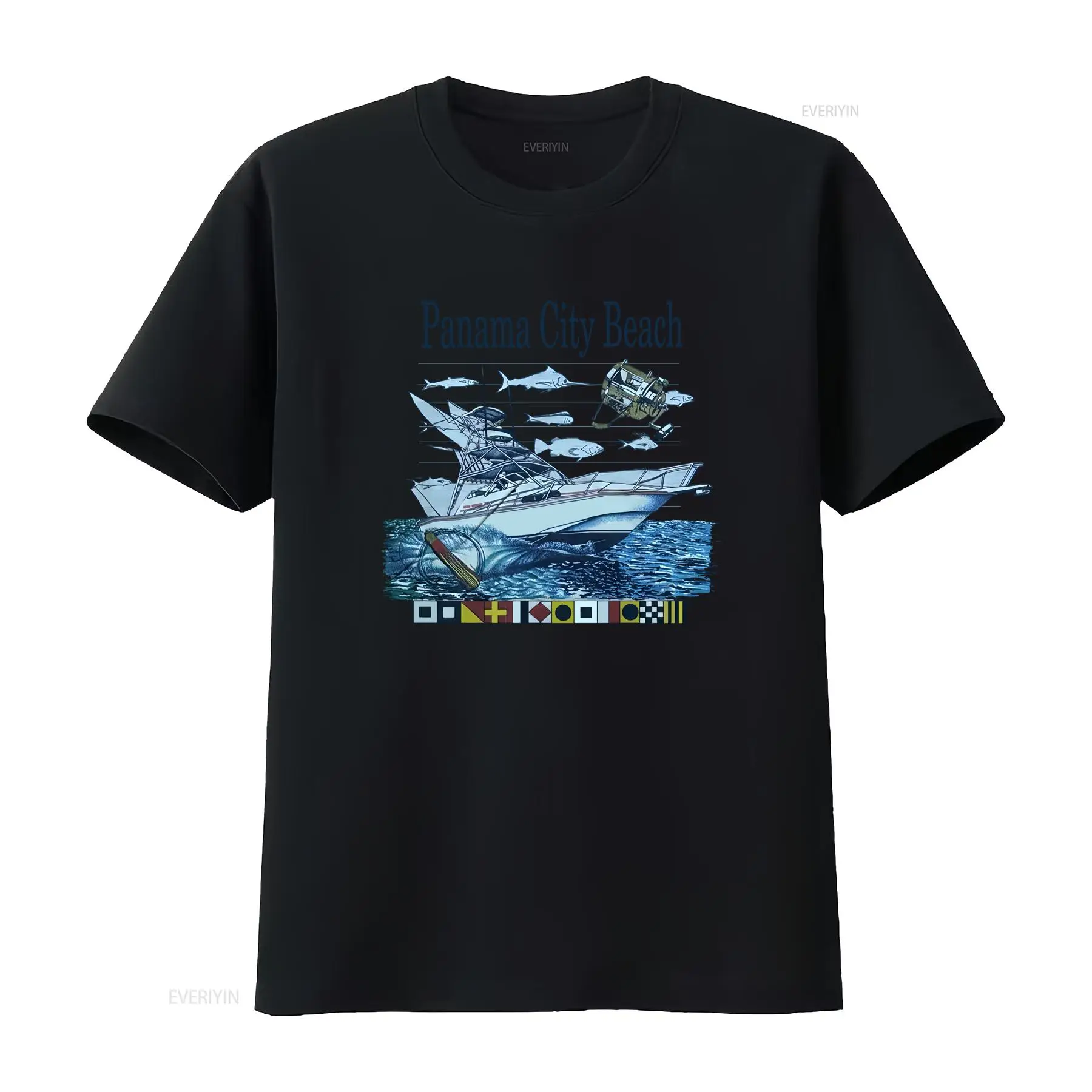 Vintage Yacht Fashion - Camiseta vintage dos anos 90, panamá,