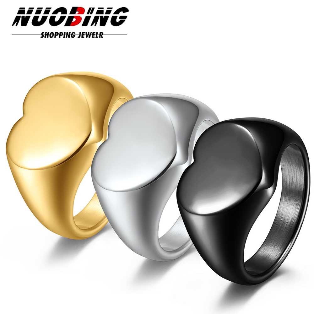 Vintage Fashion Rings - Anel de sinete feminino personalizado, anéis