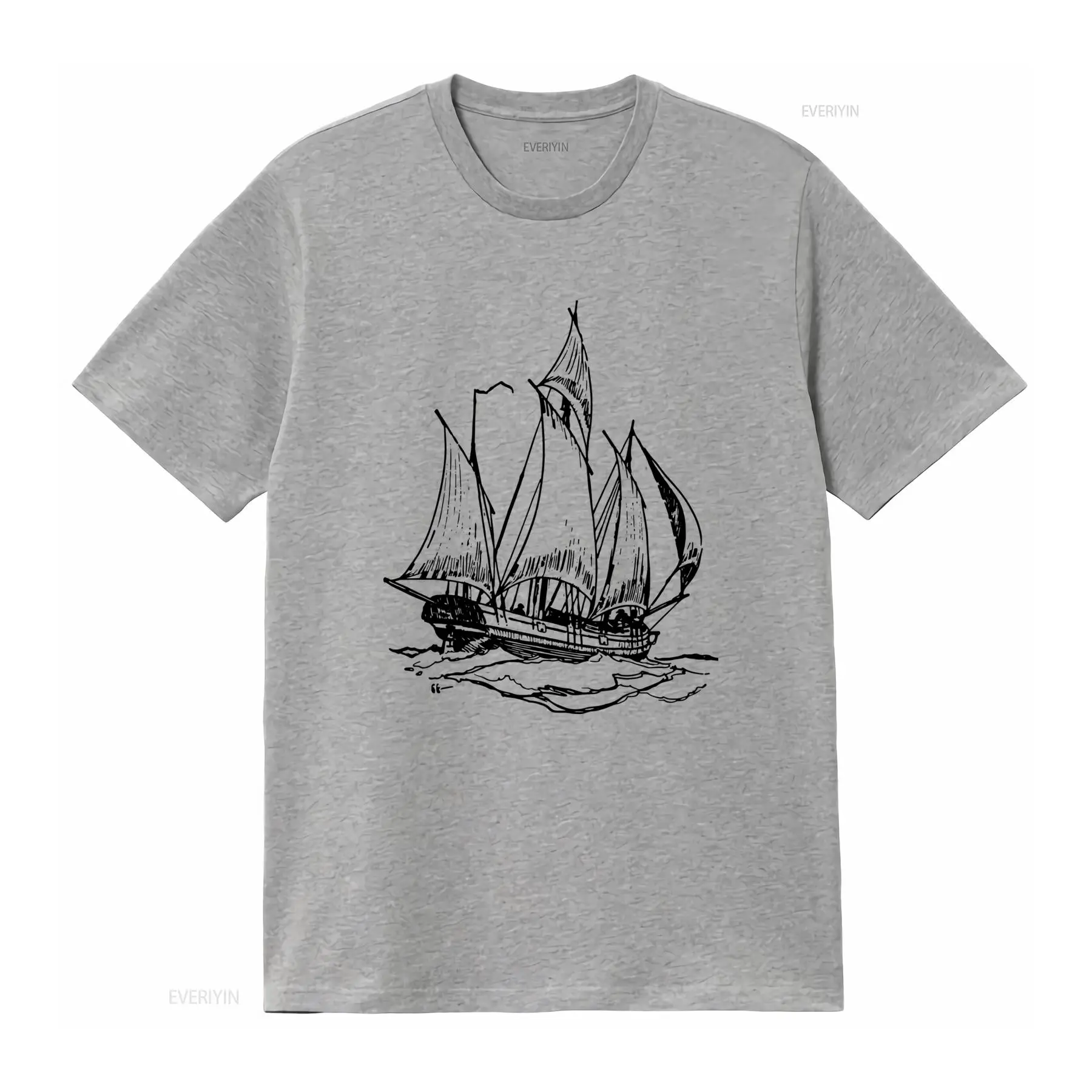 Camiseta Clássica Vintage com  - Vintage Yacht Fashion avaliação e preço