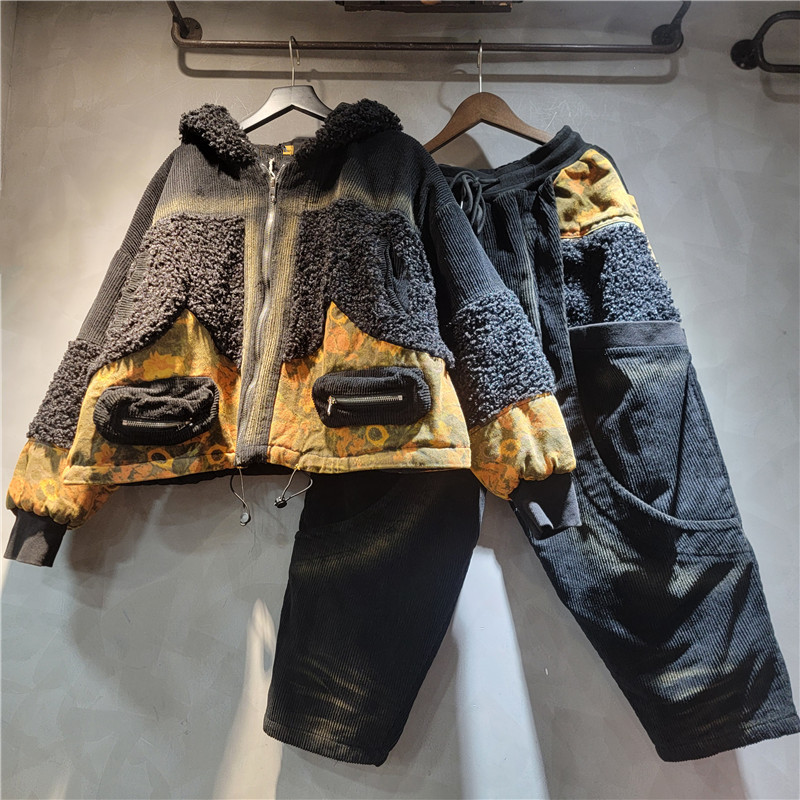 Wht na moda nova feminina reta - Patchwork Jean Jacket avaliação e preço