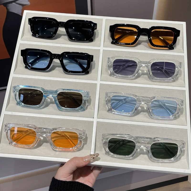Novos Óculos de Sol Retrô Quad - Vintage Fashion Design avaliação e preço