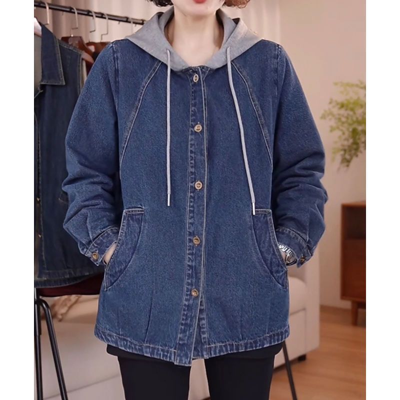 Jaqueta Jeans Feminina Europei - Patchwork Jean Jacket avaliação e preço