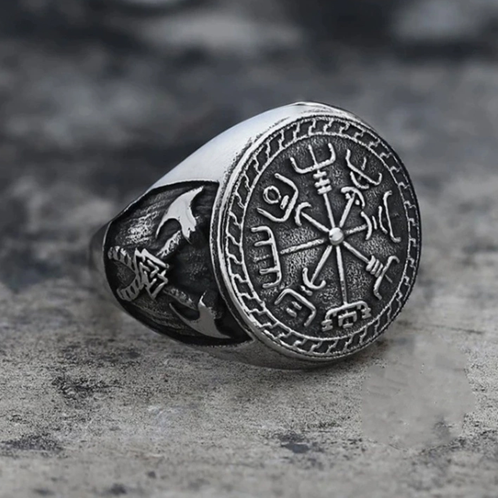 Anéis masculinos viking vintag - Vintage Fashion Rings avaliação e preço