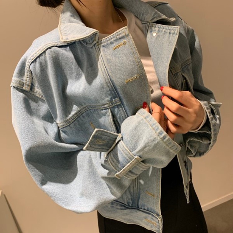Primavera outono nova chegada  - Patchwork Jean Jacket avaliação e preço