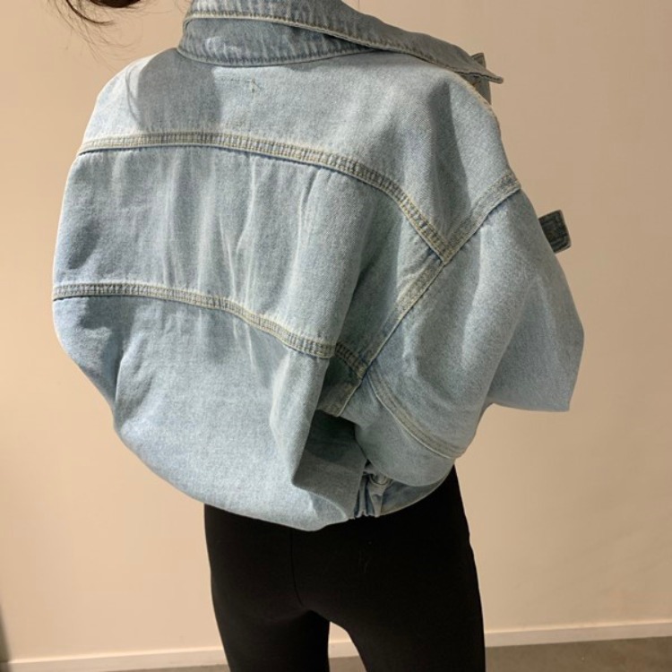 Primavera outono nova chegada  - Patchwork Jean Jacket avaliação e preço