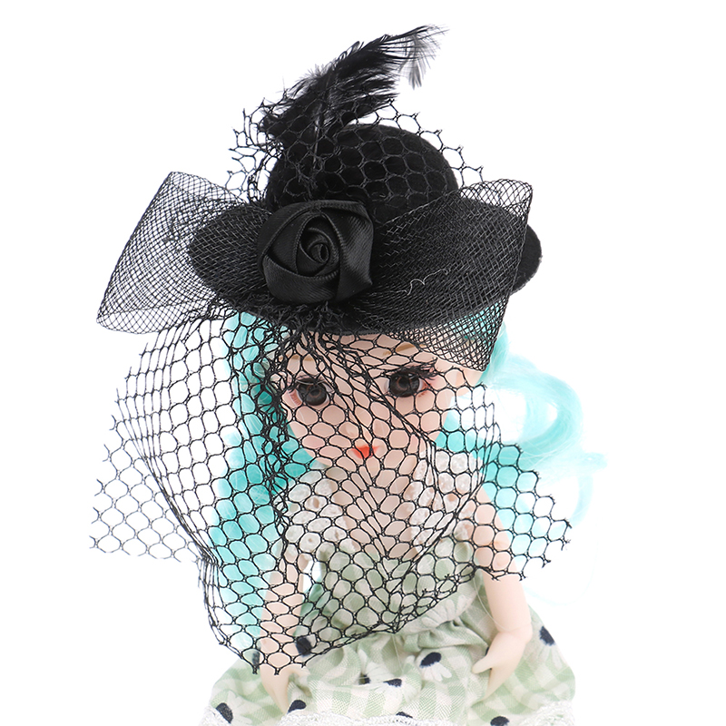 1 pçs 7cm boneca moda senhora  - Vintage Fashion Hats avaliação e preço