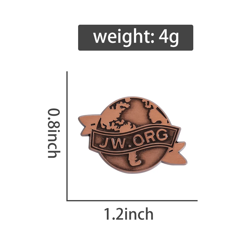 JW.ORG-Broche personalizado da - Vintage Fashion Org avaliação e preço
