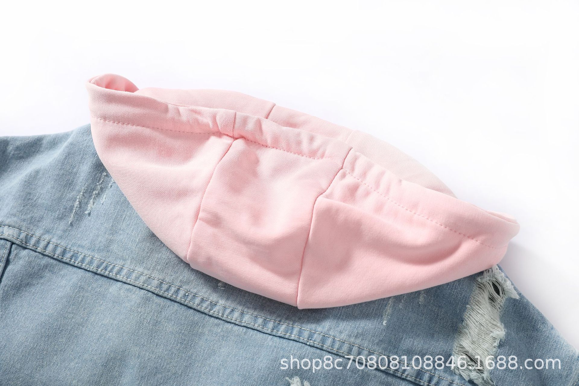 Jaqueta jeans solta estilo eur - Patchwork Jean Jacket avaliação e preço