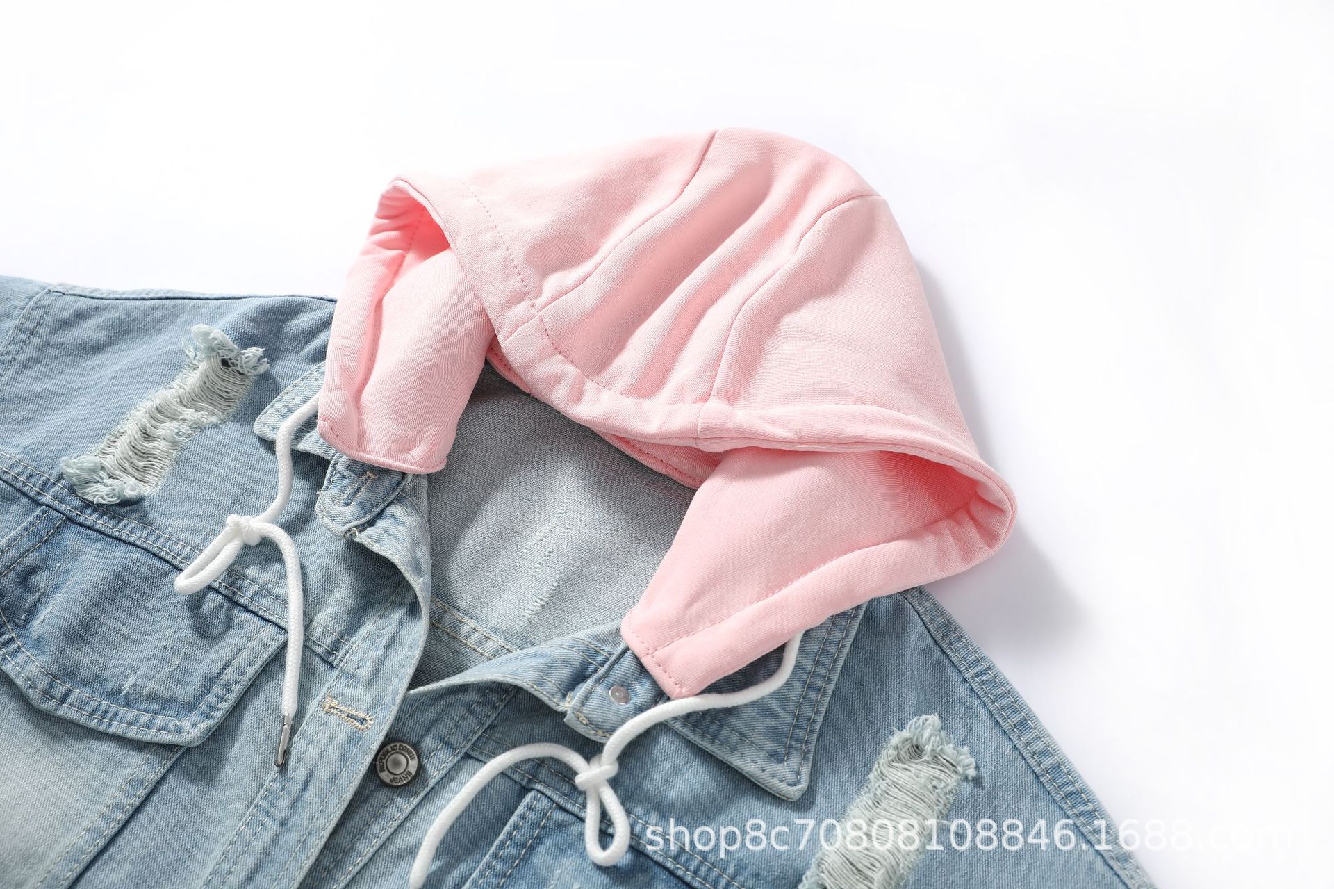 Jaqueta jeans solta estilo eur - Patchwork Jean Jacket avaliação e preço