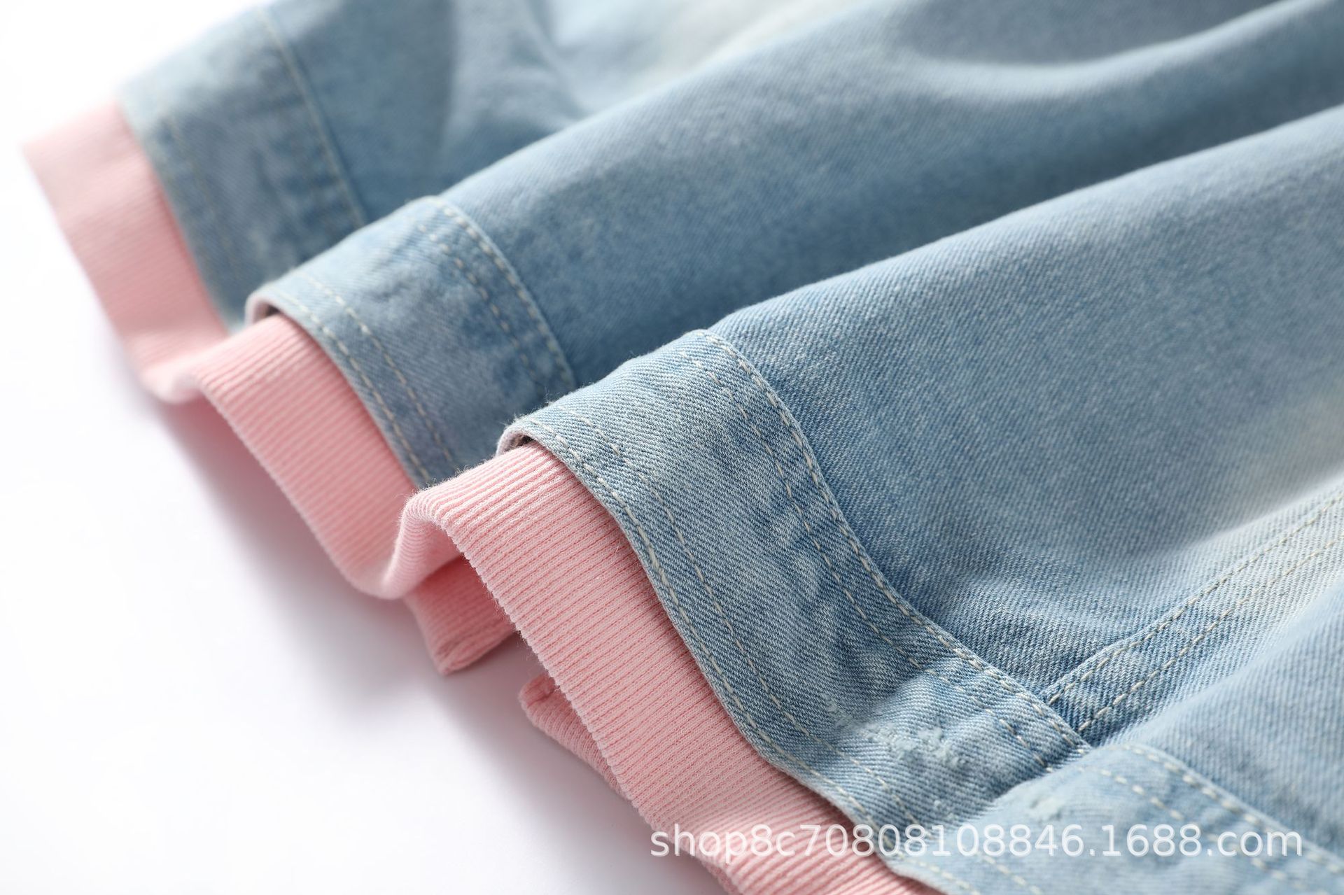 Jaqueta jeans solta estilo eur - Patchwork Jean Jacket avaliação e preço