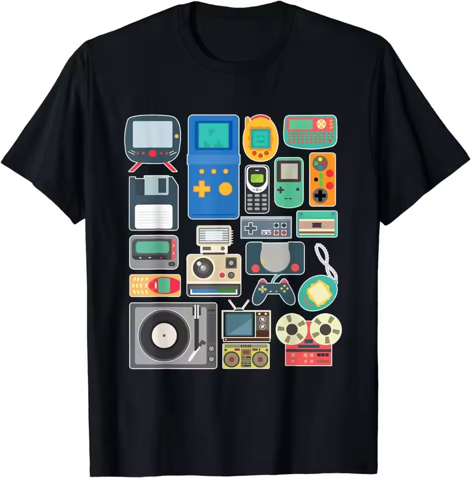 Camiseta Retrô Clássica de Vid - Vintage Fashion Video avaliação e preço