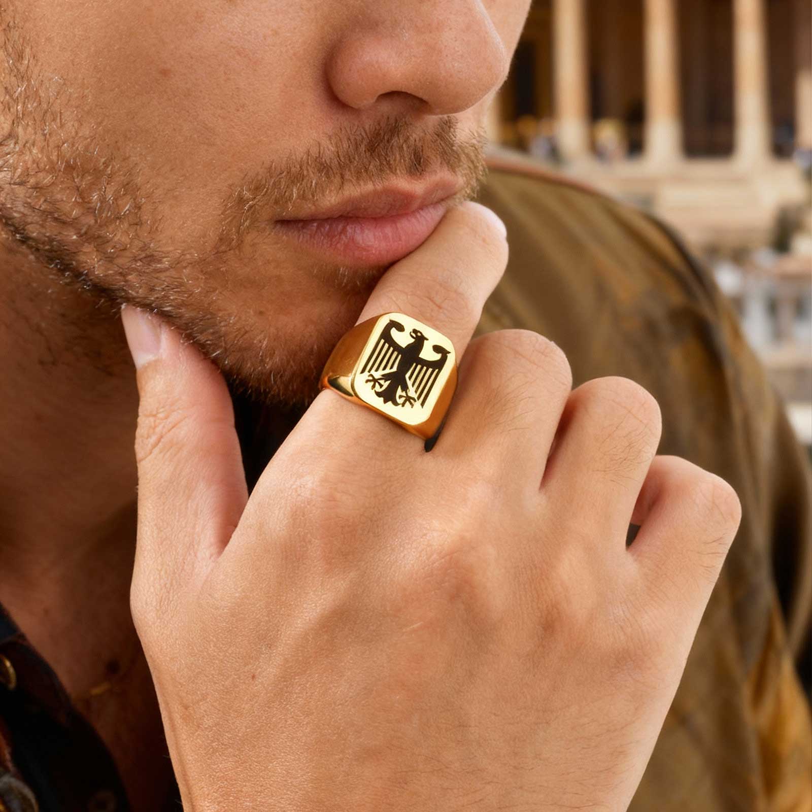Anel Personalizado de Águia Vo - Vintage Fashion Rings avaliação e preço