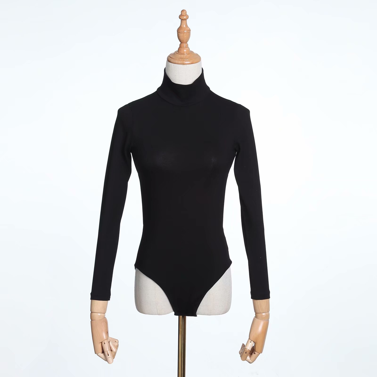 Bodysuit bodycon turtle neck p - Vintage Fashion Years avaliação e preço