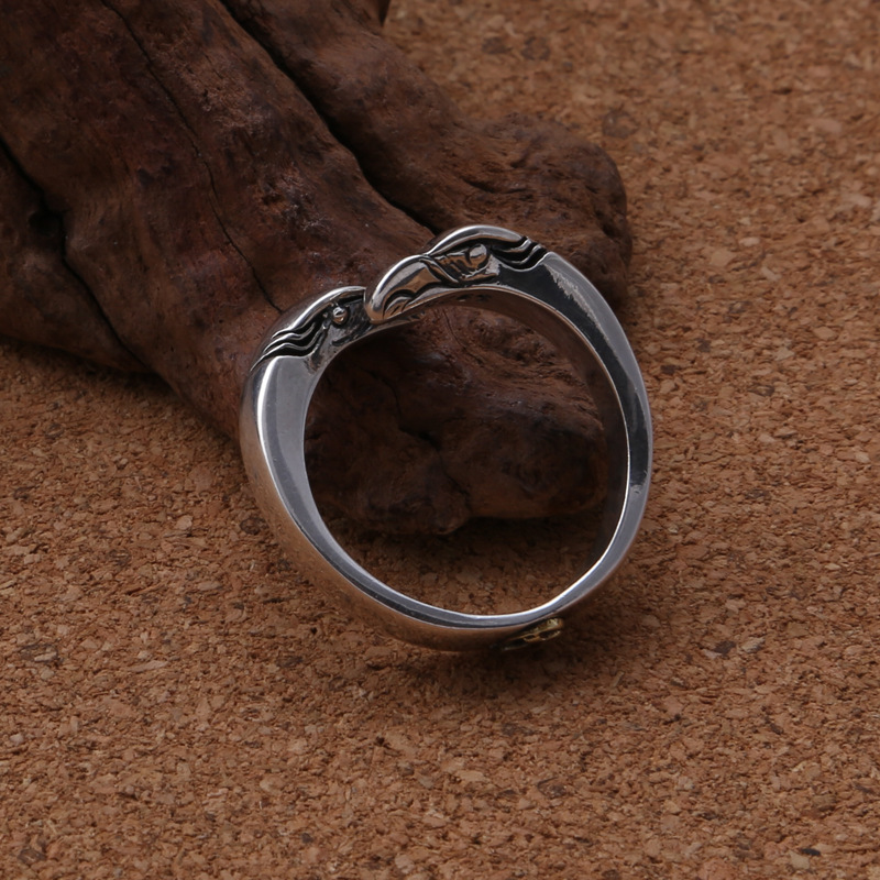 Anel de prata esterlina S925 v - Vintage Fashion Rings avaliação e preço