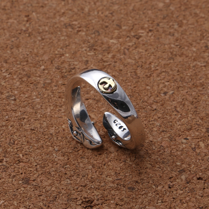 Anel de prata esterlina S925 v - Vintage Fashion Rings avaliação e preço