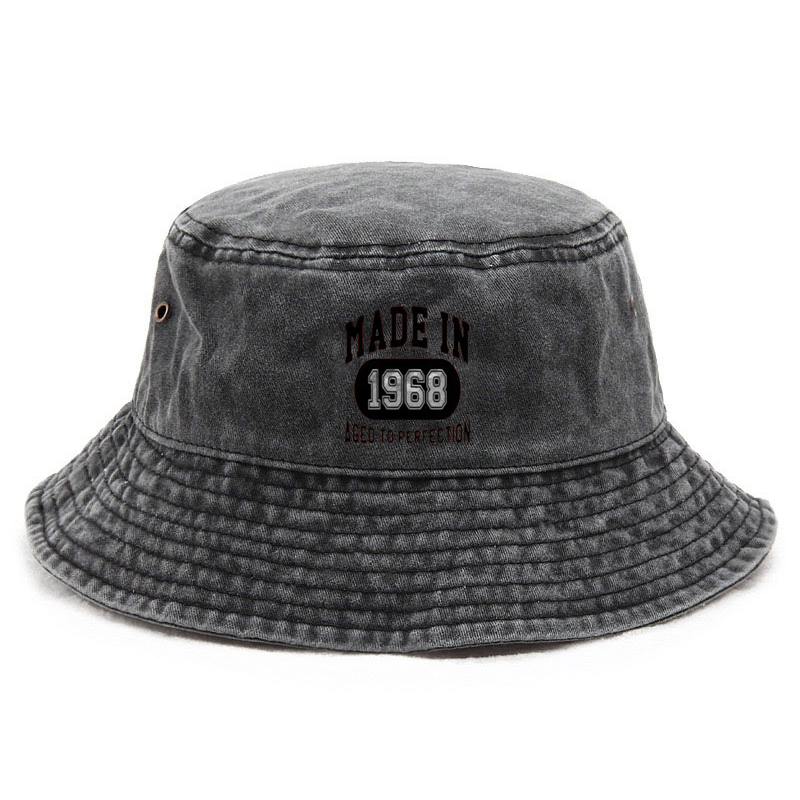 Chapéu balde lavado de algodão - Vintage Fashion Hats avaliação e preço