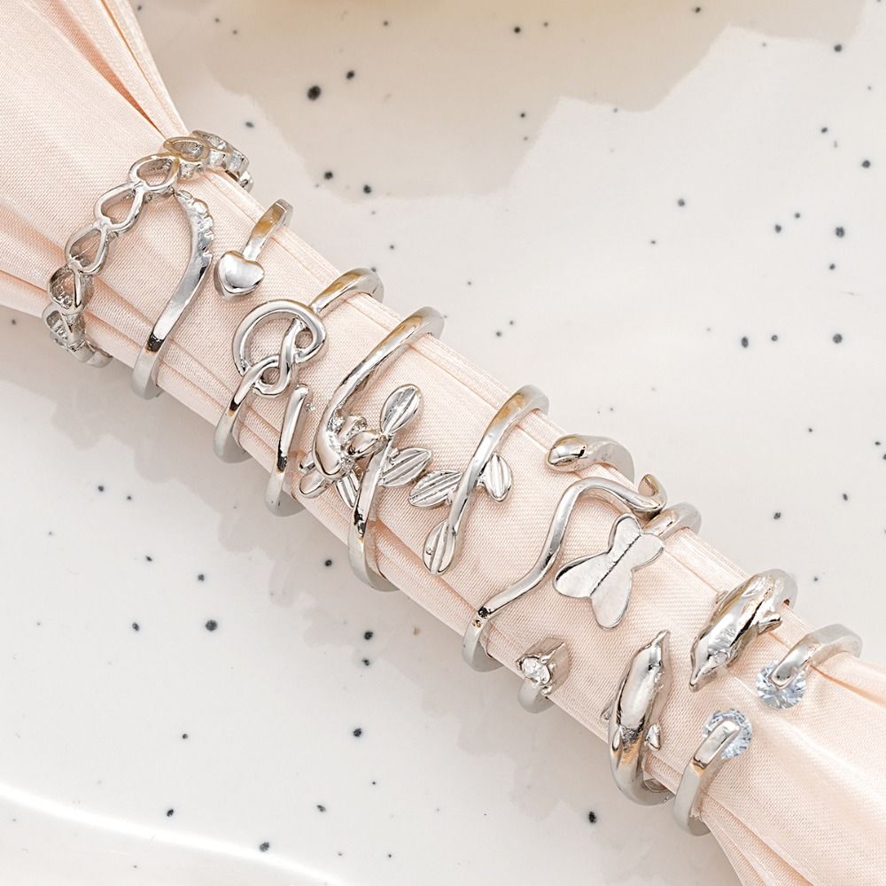 Conjunto de Anéis de Dedo e Pé - Vintage Fashion Rings avaliação e preço