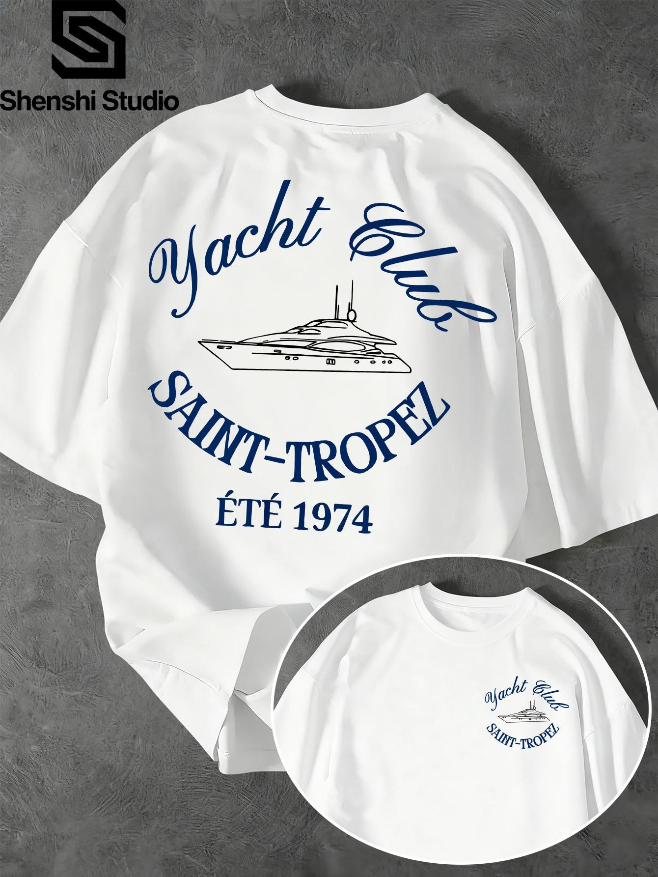 Camiseta Branca com Estampa Az - Vintage Yacht Fashion avaliação e preço
