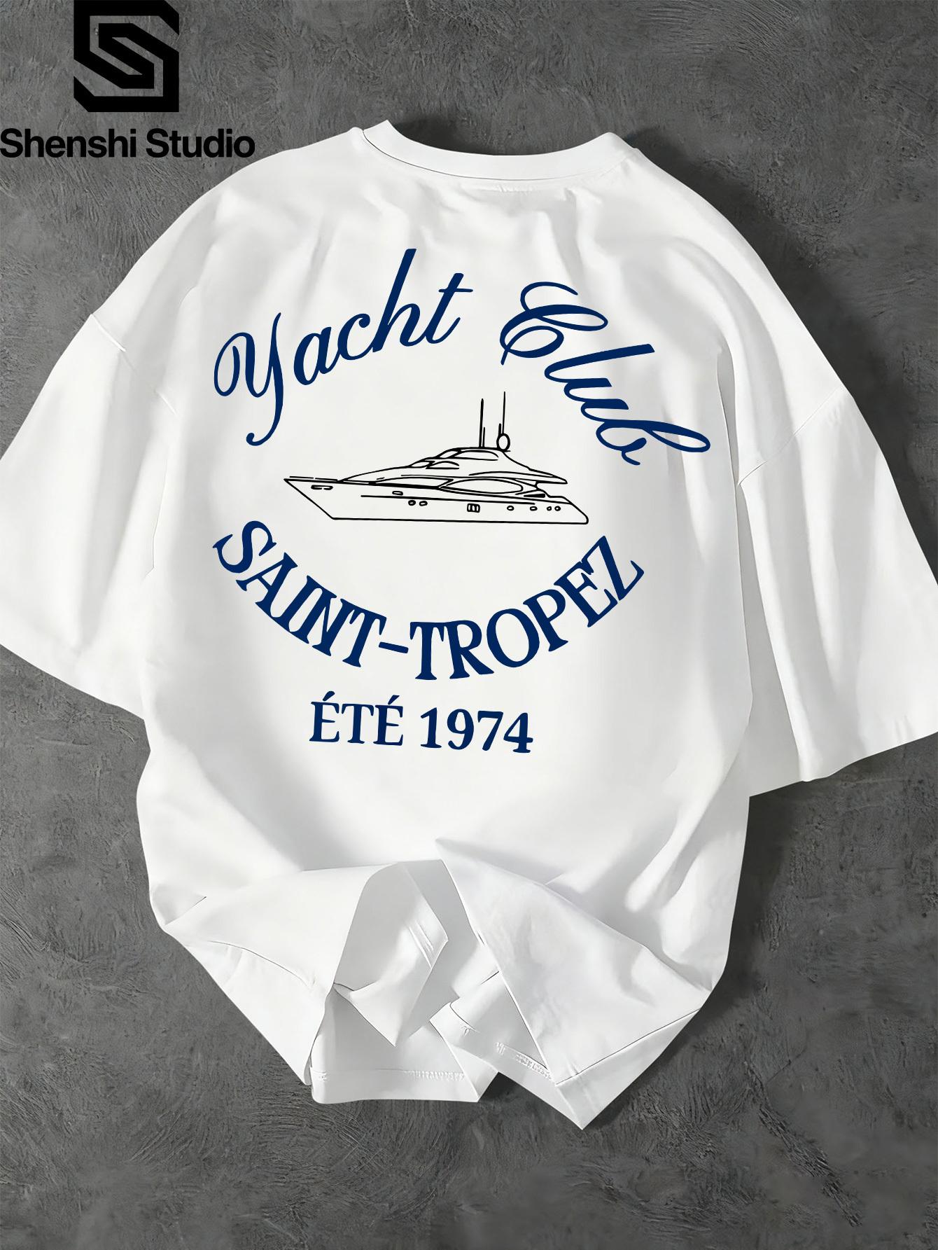 Camiseta Branca com Estampa Az - Vintage Yacht Fashion avaliação e preço