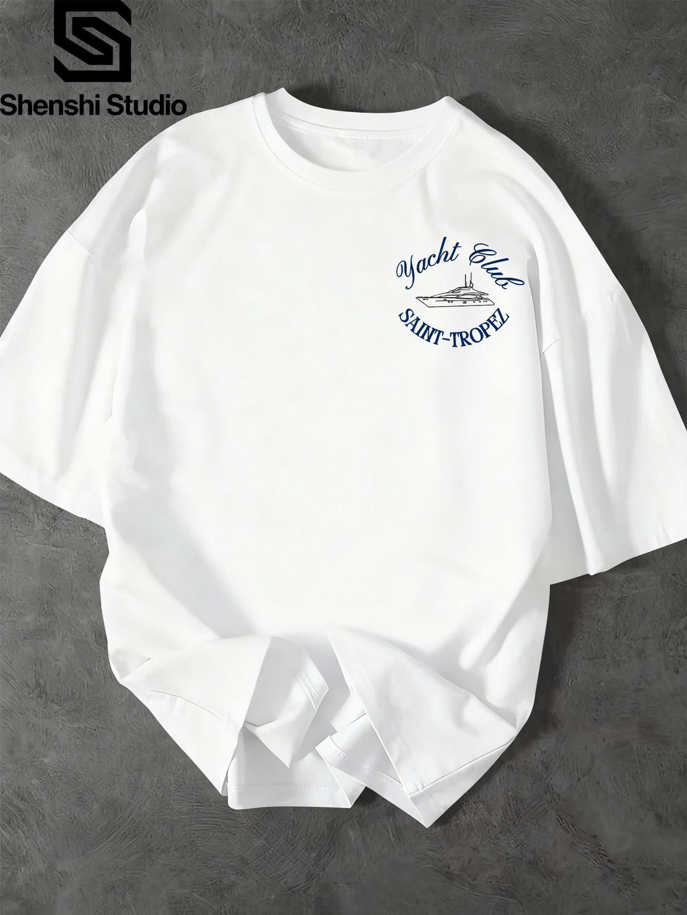 Camiseta Branca com Estampa Az - Vintage Yacht Fashion avaliação e preço