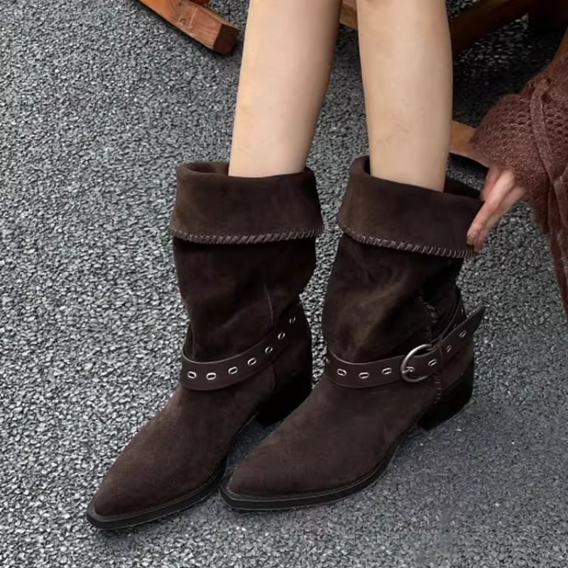 Botas Femininas de Designer, M - Vintage Fashion Design avaliação e preço