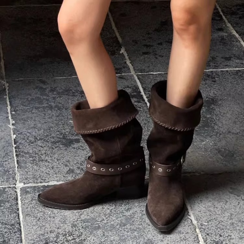 Botas Femininas de Designer, M - Vintage Fashion Design avaliação e preço