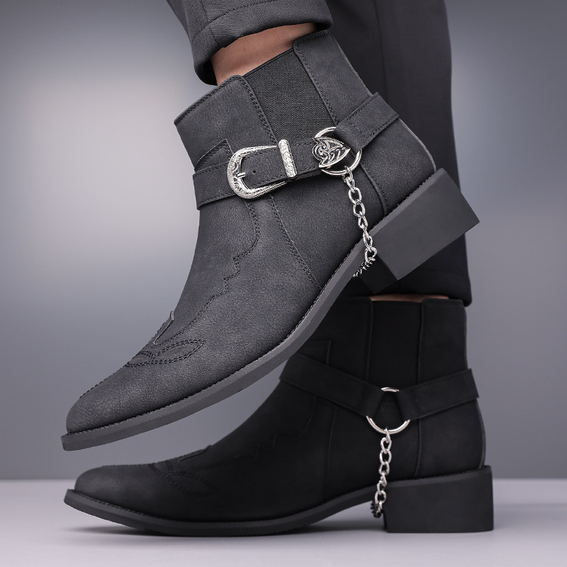Nova Marca de Moda: Botas Masc - Vintage Fashion Mens avaliação e preço