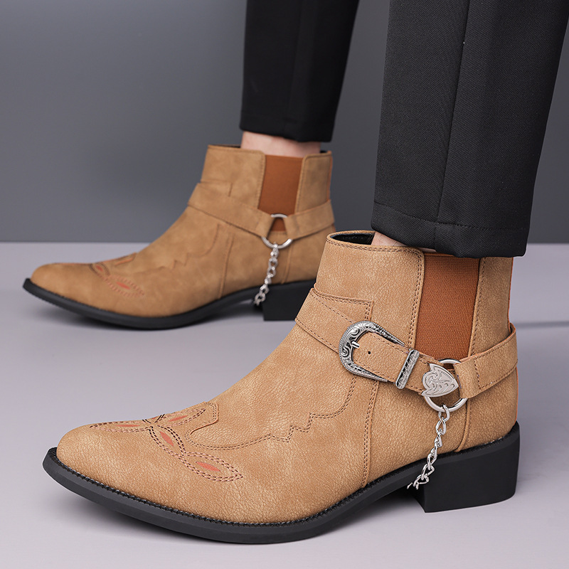 Nova Marca de Moda: Botas Masc - Vintage Fashion Mens avaliação e preço