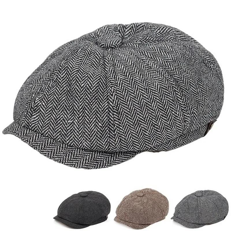 Boné Octogonal de Algodão para - Vintage Fashion Hats avaliação e preço