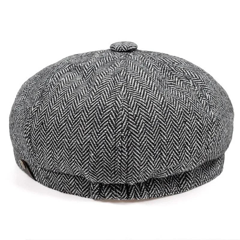 Boné Octogonal de Algodão para - Vintage Fashion Hats avaliação e preço