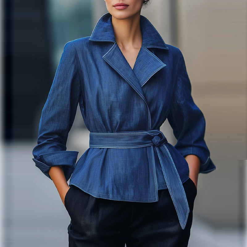 Jaqueta Jeans Feminina Outono/ - Vintage Women Fashion avaliação e preço